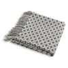 Funky Chunky Furniture Soft Grey Wool Throw Outdoor