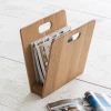 Funky Chunky Furniture Solid Oak Magazine Rack Living Room