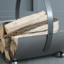 Funky Chunky Furniture Accessories Steel Curved Log Basket