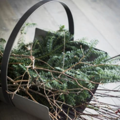 Funky Chunky Furniture Accessories Steel Curved Log Basket 7 Funky Chunky Furniture Accessories Steel Curved Log Basket