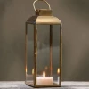 Funky Chunky Furniture Tall Brass Lantern