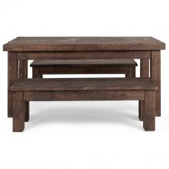 Funky Chunky Furniture Dining Table Sets Wansbeck Dining Table And Benches With Storage