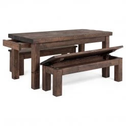 Funky Chunky Furniture Wansbeck Dining Table With Drawer