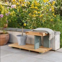 Funky Chunky Furniture Wylam Oak Garden Seat Outdoor