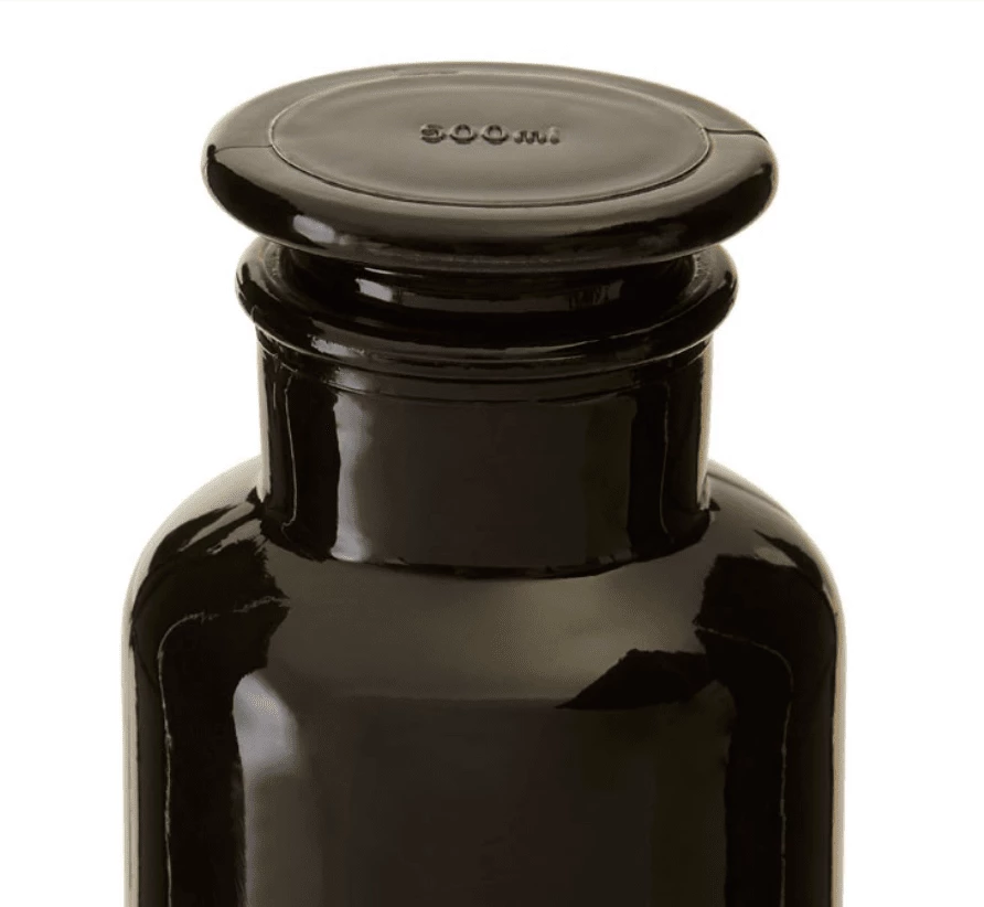 Funky Chunky Furniture Accessories Apothecary Black Bottle - Large 5 Funky Chunky Furniture Accessories Apothecary Black Bottle - Large
