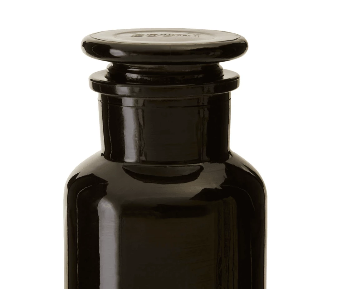 Funky Chunky Furniture Accessories Apothecary Black Bottle - Small 5 Funky Chunky Furniture Accessories Apothecary Black Bottle - Small