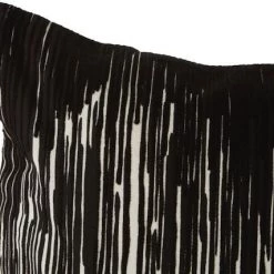 Funky Chunky Furniture Black And White Embroidered Cushion