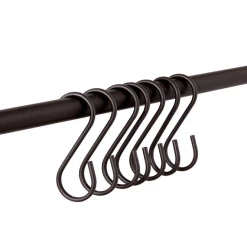 Funky Chunky Furniture Black Metal Hanging Hooks - Set Of 10 Accessories 7 Funky Chunky Furniture Black Metal Hanging Hooks - Set Of 10 Accessories