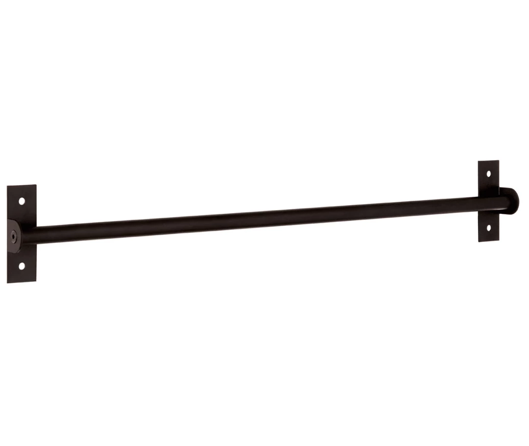 Funky Chunky Furniture Black Metal Hanging Rail 3 Funky Chunky Furniture Black Metal Hanging Rail