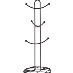 Funky Chunky Furniture Black Metal Mug Tree