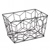 Funky Chunky Furniture Black Metal Storage Basket