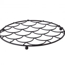 Funky Chunky Furniture Black Metal Trivet