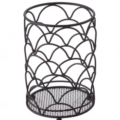 Funky Chunky Furniture Black Metal Utensil Holder