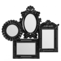 Funky Chunky Furniture Black Multi Photo Frame