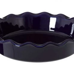 Funky Chunky Furniture Accessories Blue Stoneware Pie Dish