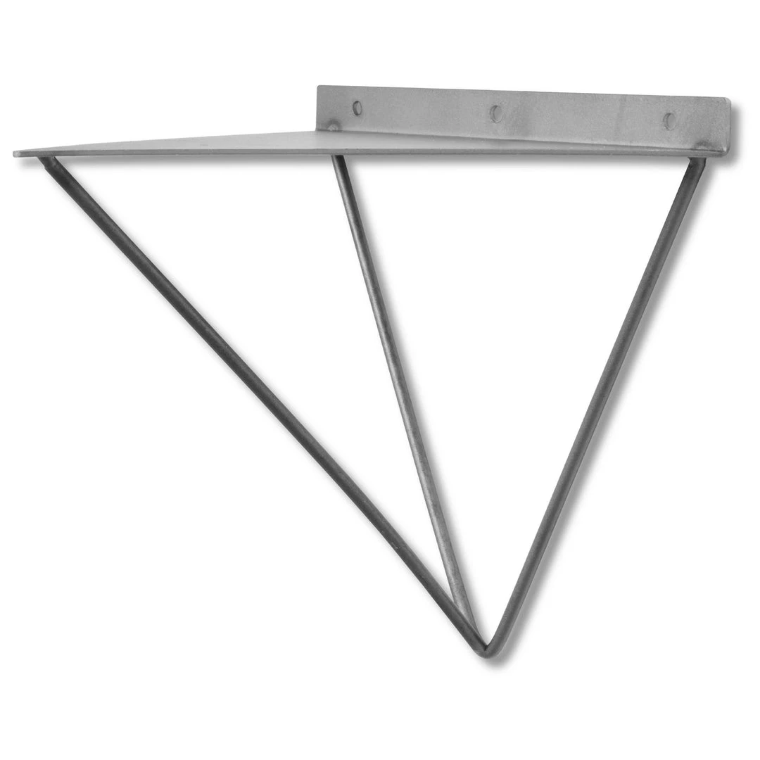 Funky Chunky Furniture Bowes Solid Wood Shelf & Raw Steel Brackets - 12x2 Rustic Shelf (29.5cmx5cm) 5 Funky Chunky Furniture Bowes Solid Wood Shelf & Raw Steel Brackets - 12x2 Rustic Shelf (29.5cmx5cm)