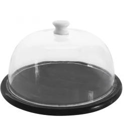 Funky Chunky Furniture Cheese Board With Glass Cloche