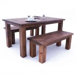Funky Chunky Furniture Coleridge Dining Table And Benches Dining Table Sets