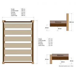 Funky Chunky Furniture Coleridge Headboard Bed Frame 20 Funky Chunky Furniture Coleridge Headboard Bed Frame