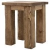 Funky Chunky Furniture Coleridge Side Table Without Shelf Living Room