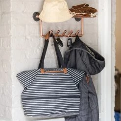 Funky Chunky Furniture Coats Hooks & Hall Storage Copper Coat Rack With Shelf