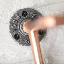 Funky Chunky Furniture Coats Hooks & Hall Storage Copper Coat Rack With Shelf 9 Funky Chunky Furniture Coats Hooks & Hall Storage Copper Coat Rack With Shelf