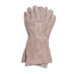 Funky Chunky Furniture Cream Suede Gauntlet Gloves Accessories