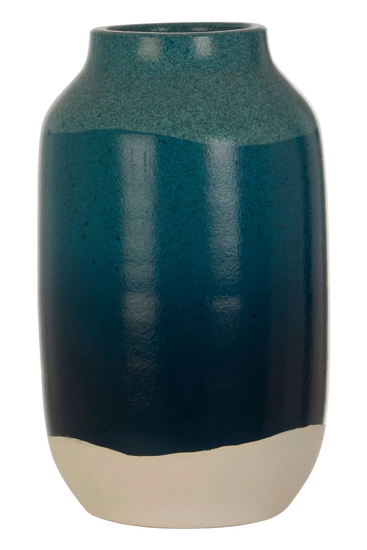 Funky Chunky Furniture Accessories Deep Blue Earthenware Vase 3 Funky Chunky Furniture Accessories Deep Blue Earthenware Vase