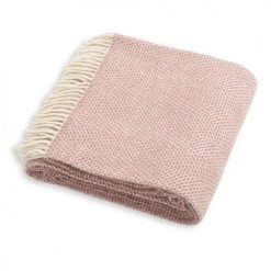 Funky Chunky Furniture Dusky Pink Wool Throw
