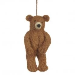 Funky Chunky Furniture Accessories Felted Wool Bear Decoration