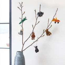 Funky Chunky Furniture Accessories Felted Wool Bear Decoration