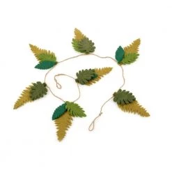 Funky Chunky Furniture Accessories Felted Wool Botanical Garland
