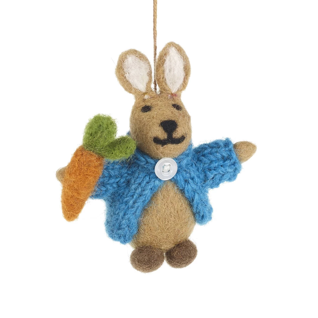 Funky Chunky Furniture Accessories Felted Wool Easter Bunny 3 Funky Chunky Furniture Accessories Felted Wool Easter Bunny