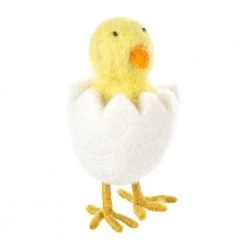 Funky Chunky Furniture Felted Wool Easter Chick Decoration Accessories