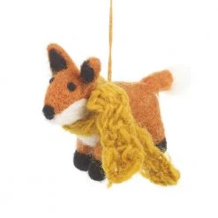 Funky Chunky Furniture Felted Wool Fox Decoration