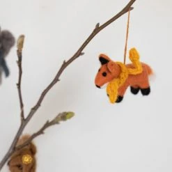 Funky Chunky Furniture Felted Wool Fox Decoration