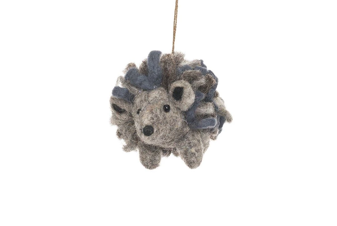 Funky Chunky Furniture Felted Wool Hedgehog Decoration Accessories 3 Funky Chunky Furniture Felted Wool Hedgehog Decoration Accessories