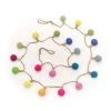 Funky Chunky Furniture Accessories Felted Wool Pom Pom Garland