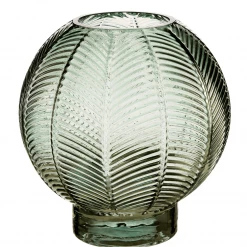 Funky Chunky Furniture Accessories Fern Green Glass Vase