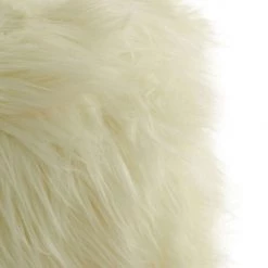 Funky Chunky Furniture Fluffy Faux Fur Stool Accessories
