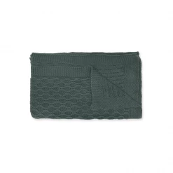 Funky Chunky Furniture Outdoor Forest Green Cotton Throw