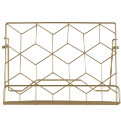Funky Chunky Furniture Accessories Gold Metal Cook Book Stand