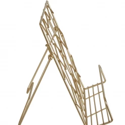 Funky Chunky Furniture Accessories Gold Metal Cook Book Stand