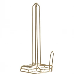 Funky Chunky Furniture Accessories Gold Metal Kitchen Roll Holder