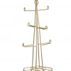 Funky Chunky Furniture Accessories Gold Metal Mug Tree 2 Funky Chunky Furniture Accessories Gold Metal Mug Tree