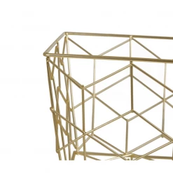 Funky Chunky Furniture Gold Metal Storage Box