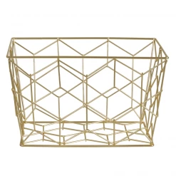 Funky Chunky Furniture Gold Metal Storage Box