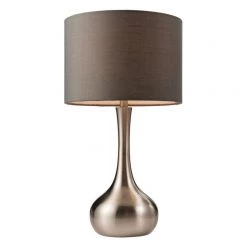 Funky Chunky Furniture Grey And Nickel Table Lamp