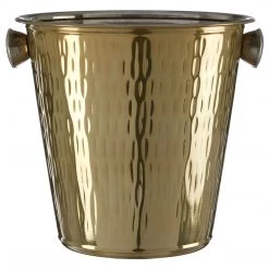 Funky Chunky Furniture Hammered Brass Champagne Bucket