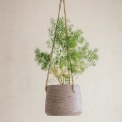 Funky Chunky Furniture Hanging Plant Pot - Clay
